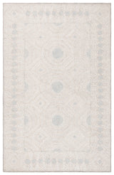 Safavieh Micro-Loop 4'-0" x 6'-0" Rug in Silver / Beige