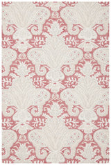 Safavieh Micro-Loop 4'-0" x 6'-0" Rug in Pink / Beige