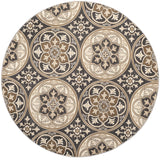 Safavieh Lyndhurst 8'-0" x 8'-0" Rug in Light Grey / Beige