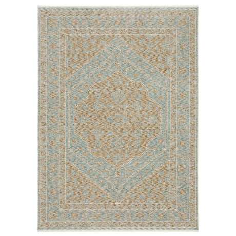 Oriental Weavers Sphinx ECHO ECH03 Beige Medallion Rugs - main flat