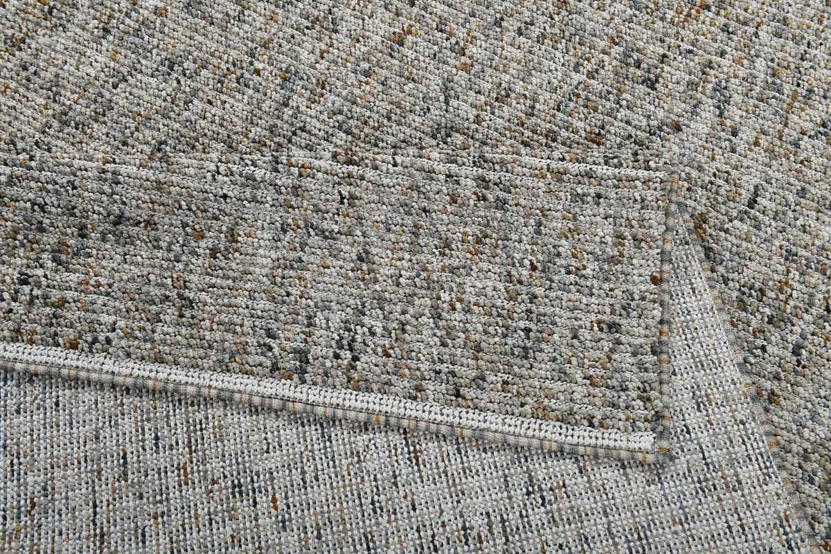 Dynamic Rugs Leon 13602 Power Loomed Modern Grey/Beige Rug - Corner