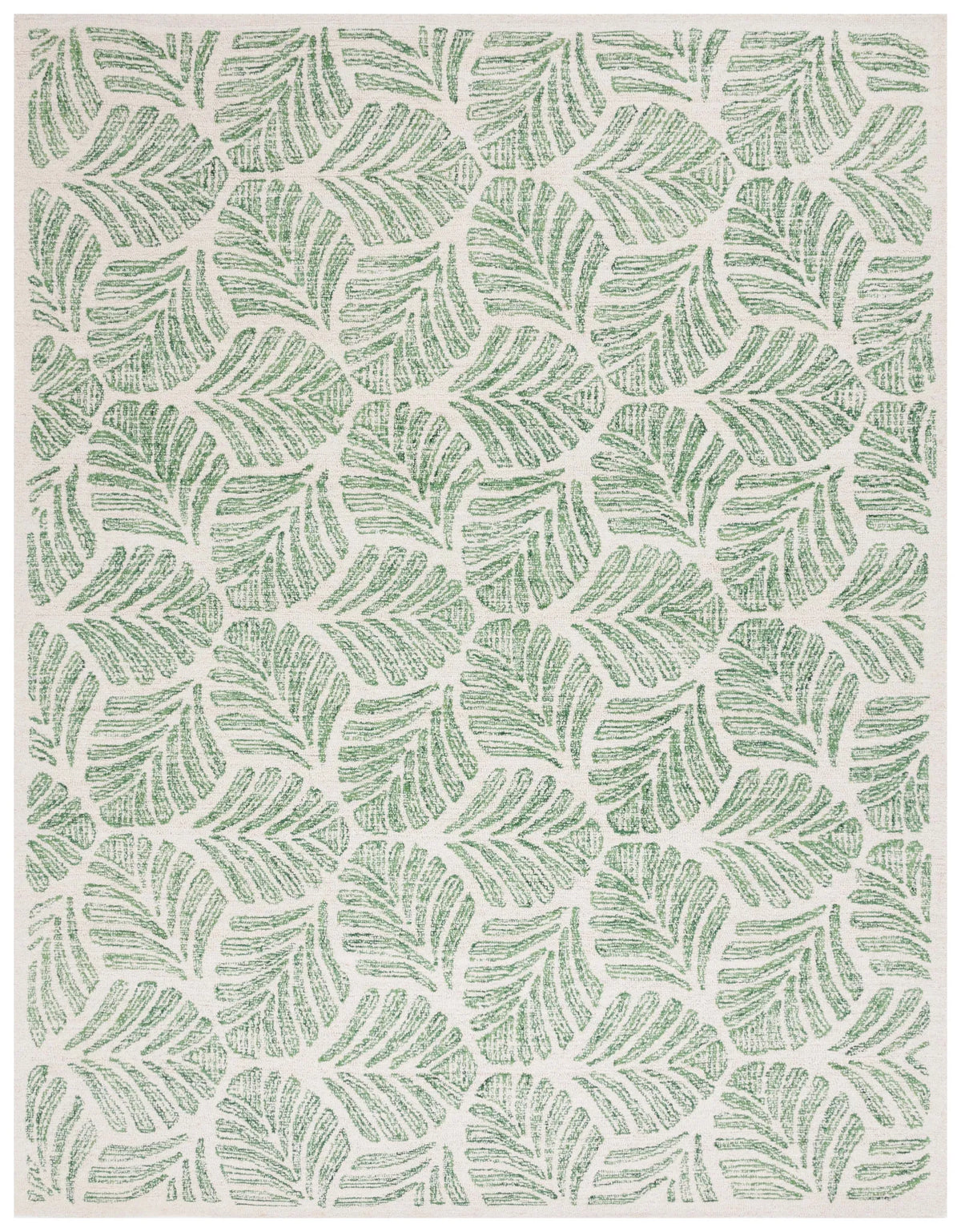 Safavieh Jardin 10'-0" x 14'-0" Rug in Ivory / Green