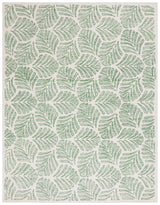 Safavieh Jardin 10'-0" x 14'-0" Rug in Ivory / Green