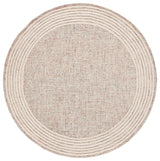 Safavieh Ebony 6'-0" x 6'-0" Rug in Ivory / Red