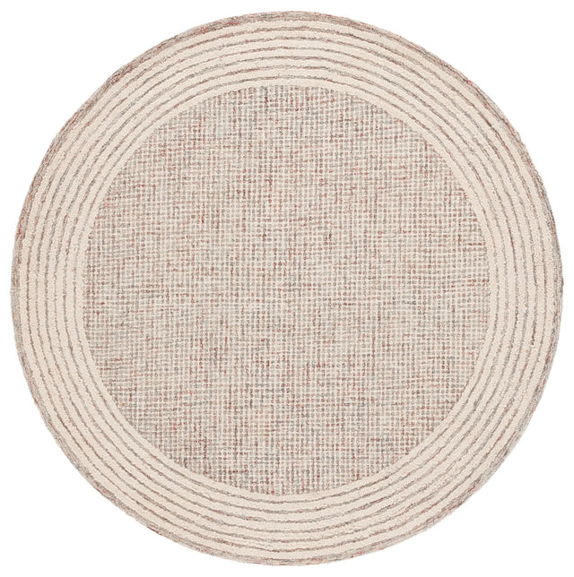 Safavieh Ebony 6'-0" x 6'-0" Rug in Ivory / Red
