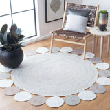 Safavieh Cape Cod 5'-0" x 5'-0" Rug in Pink / Ivory