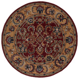 Safavieh Classic 5'-0" x 5'-0" Rug in Red / Gold