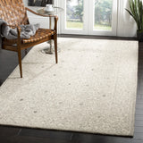 Safavieh Micro-Loop 5'-0" x 8'-0" Rug in Silver / Ivory