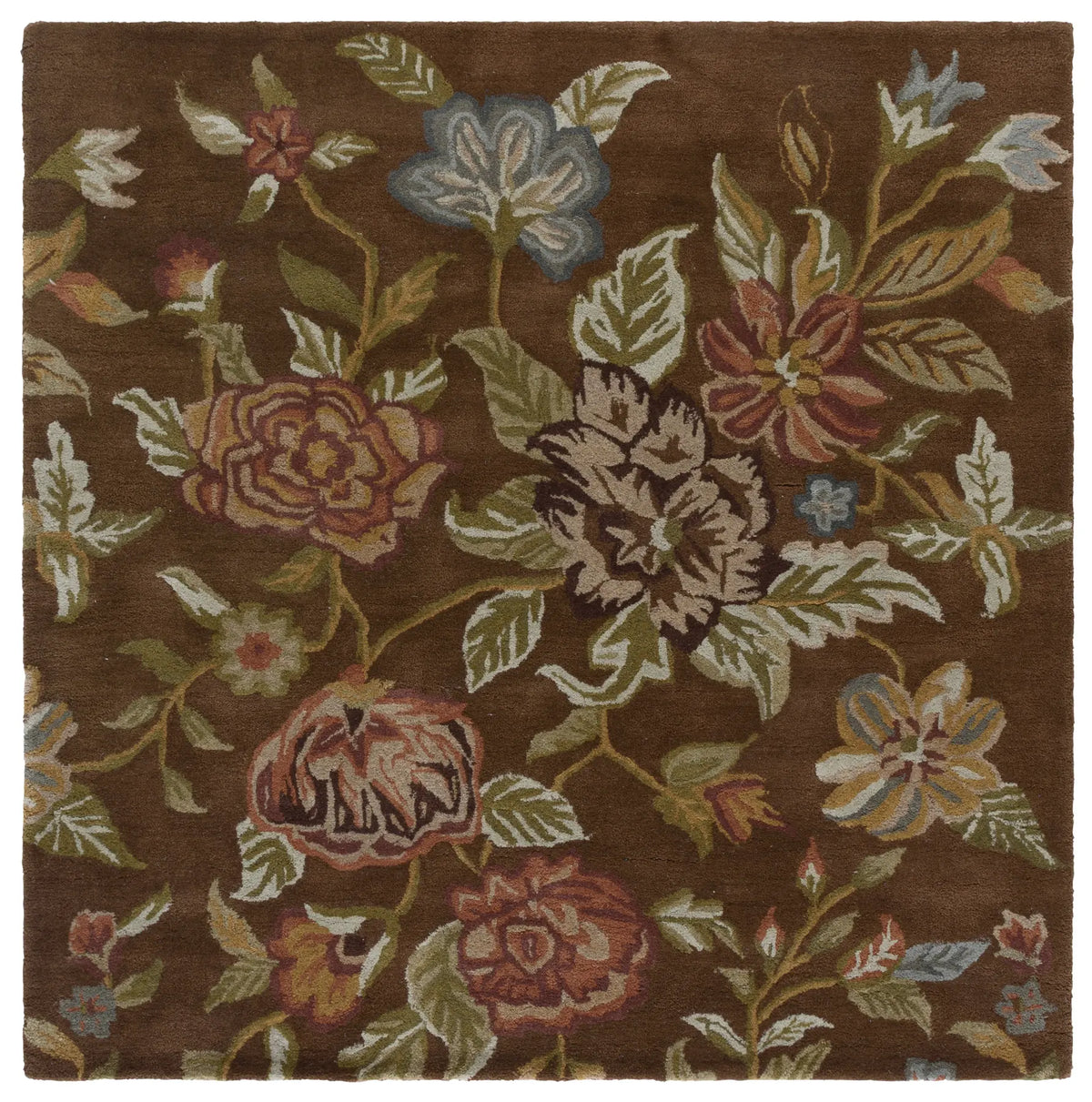Safavieh Blossom 6'-0" x 6'-0" Rug in Brown / Multi