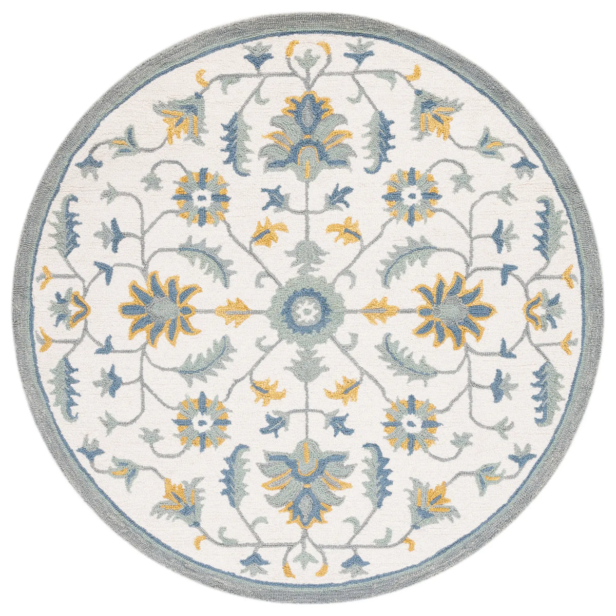 Safavieh Metro 6'-0" x 6'-0" Rug in Ivory / Blue
