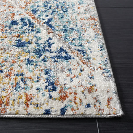 Safavieh Aston 4'-0" x 6'-0" Rug in Ivory / Navy