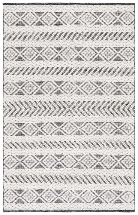 Safavieh Vermont 4'-0" x 6'-0" Rug in Ivory / Black