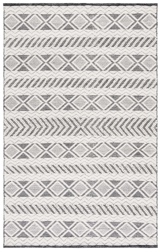 Safavieh Vermont 4'-0" x 6'-0" Rug in Ivory / Black