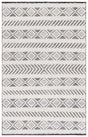 Safavieh Vermont 4'-0" x 6'-0" Rug in Ivory / Black