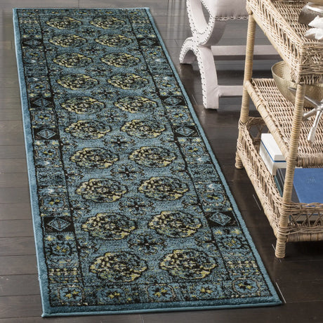 Safavieh Vintage Hamadan 2'-3" x 8'-0" Rug in Blue / Multi