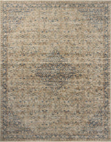 Loloi Heritage Her-08 Sage/Navy Rug - main flat