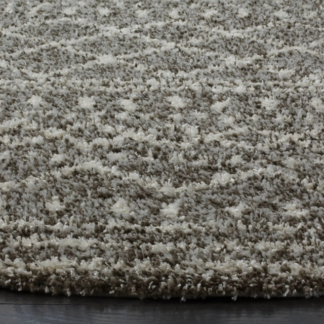 Safavieh Arizona Shag 10'-0" x 10'-0" Rug in Brown / Ivory