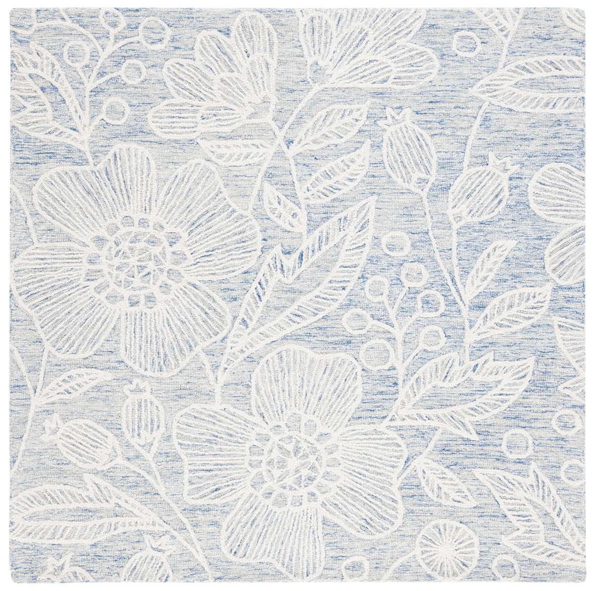 Safavieh Jardin 6'-0" x 6'-0" Rug in Blue / Ivory