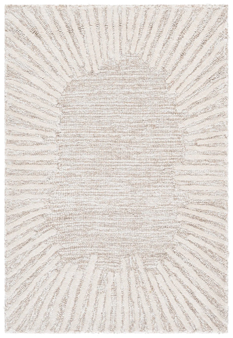 Safavieh Abstract 2'-0" x 3'-0" Rug in Natural / Ivory