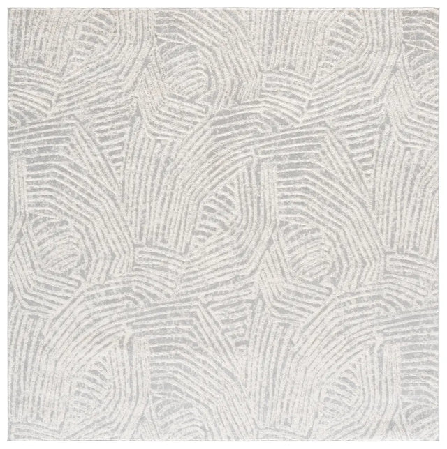 Safavieh Pearl 6'-7" x 6'-7" Rug in Grey / Ivory