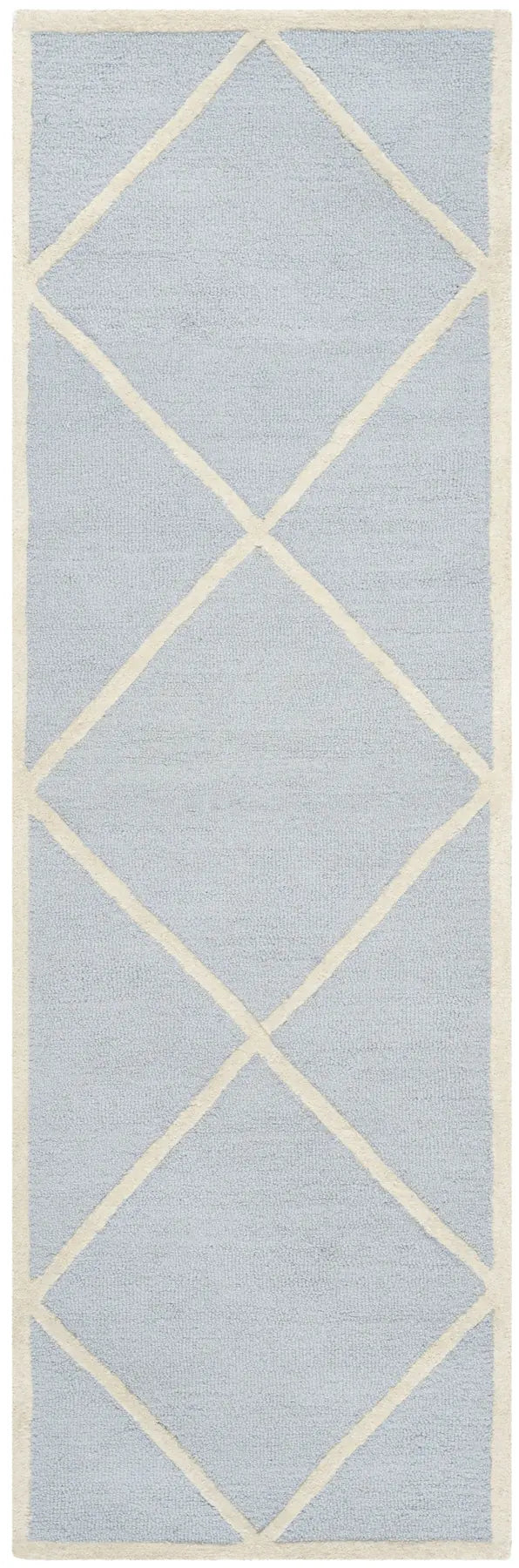 Safavieh Cambridge 2'-6" x 10'-0" Rug in Light Blue / Ivory