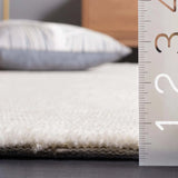 Safavieh Audrey 4'-0" x 6'-0" Rug in Ivory / Dark Grey
