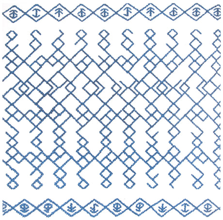 Safavieh Cedar Brook 6'-0" x 6'-0" Rug in Ivory / Navy
