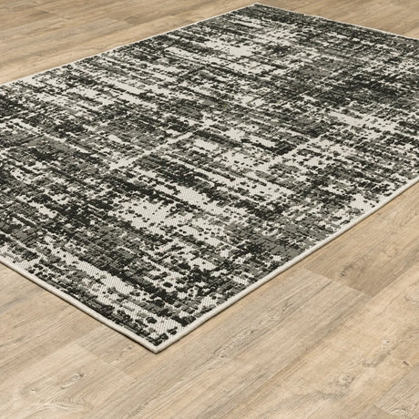 Oriental Weavers Torrey 531W1 Black/ Beige Rug - angle detail