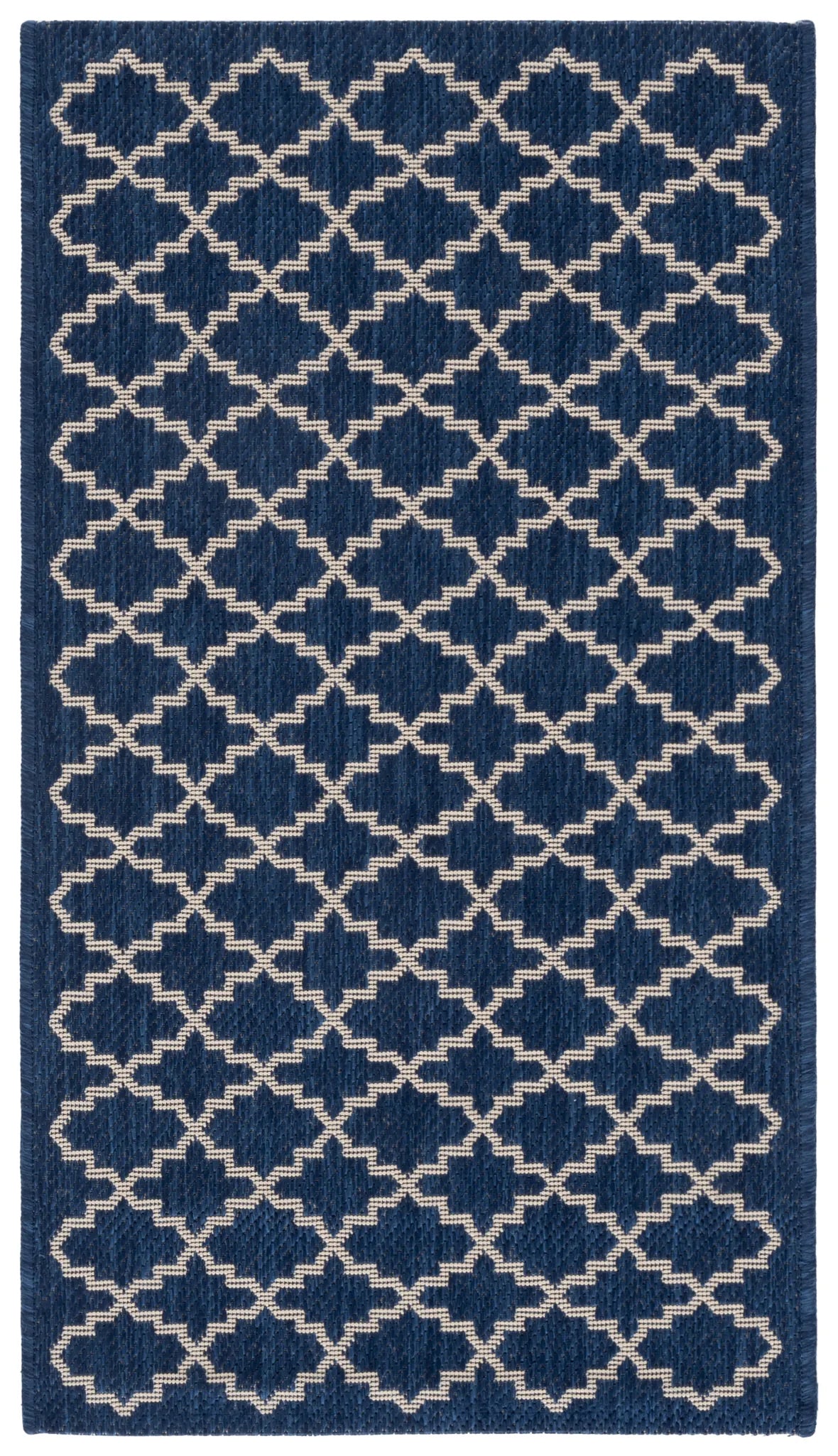 Safavieh Courtyard 2'-0" x 3'-7" Rug in Navy / Beige