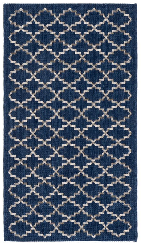 Safavieh Courtyard 2'-0" x 3'-7" Rug in Navy / Beige