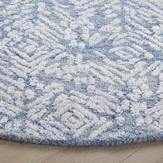Safavieh Glamour 6'-0" x 6'-0" Rug in Blue / Ivory