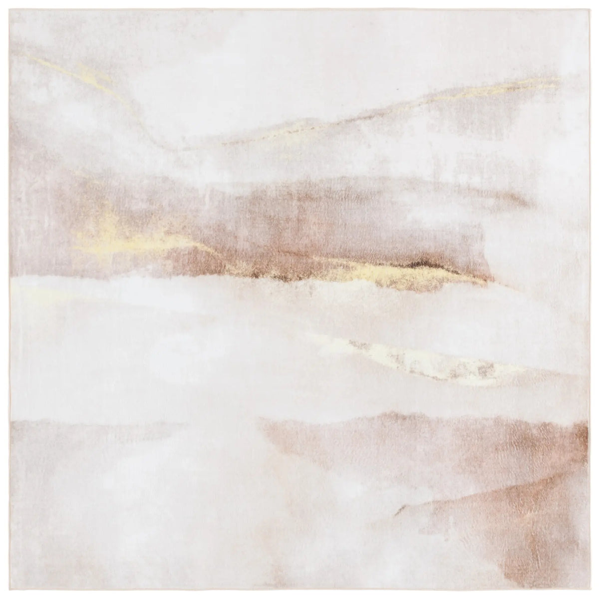 Safavieh Santa Monica 6'-0" x 6'-0" Rug in Beige / Gold