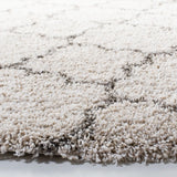 Safavieh Hudson Shag 5'-3" x 5'-3" Rug in Ivory / Grey