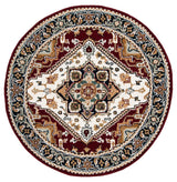 Safavieh Heritage 6'-0" x 6'-0" Rug in Ivory / Red