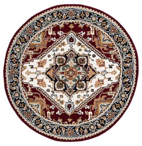 Safavieh Heritage 6'-0" x 6'-0" Rug in Ivory / Red