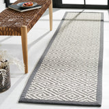 Safavieh Palm Beach 2'-0" x 8'-0" Rug in Grey / Dark Grey