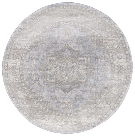 Safavieh Brentwood 6'-7" x 6'-7" Rug in Grey / Beige