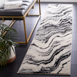 Safavieh Tulum 2'-0" x 9'-0" Rug in Ivory / Black
