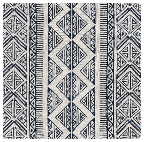 Safavieh Metro 6'-0" x 6'-0" Rug in Blue / Ivory