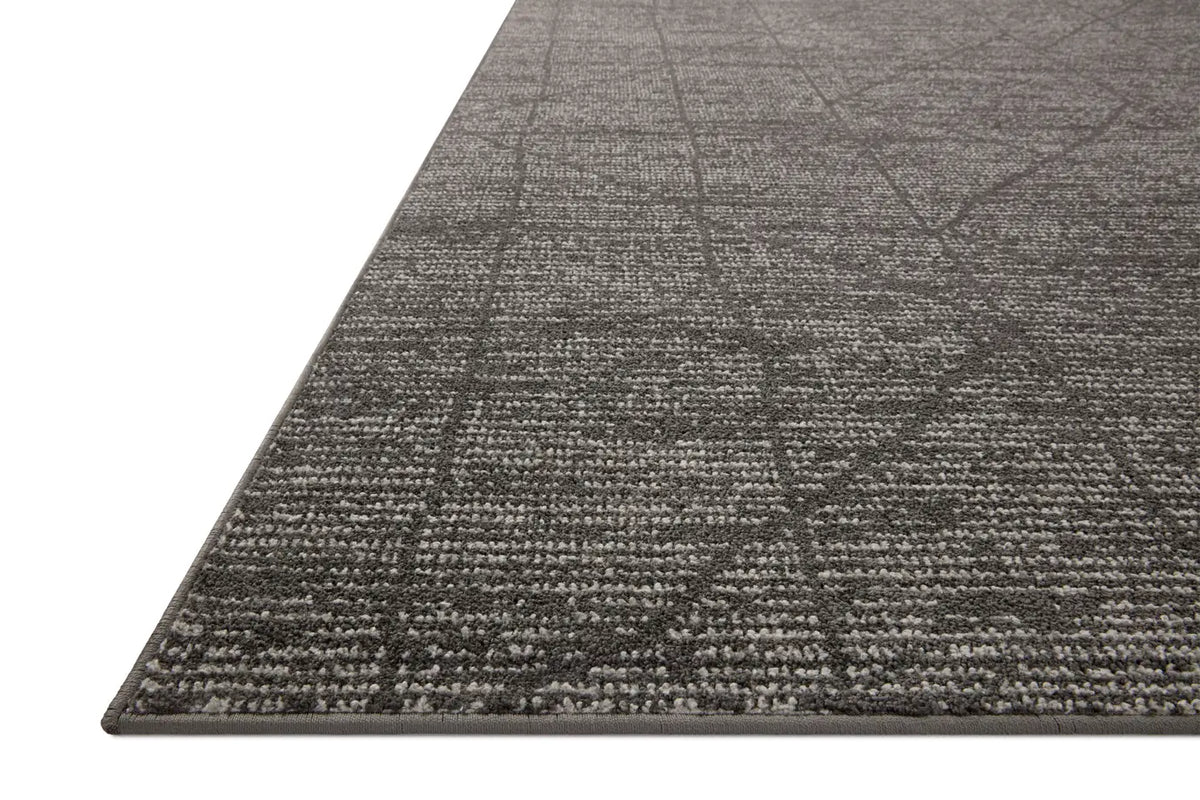 Loloi Kamala Kam-06 Charcoal/Ivory Rug - rug corner