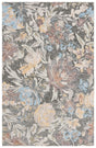 Safavieh Blossom 4'-0" x 6'-0" Rug in Green / Charcoal