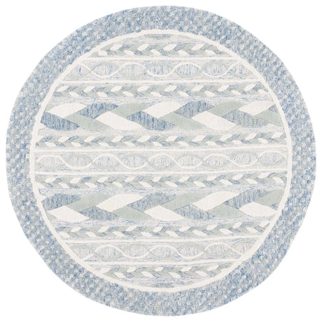 Safavieh Metro 6'-0" x 6'-0" Rug in Blue / Ivory
