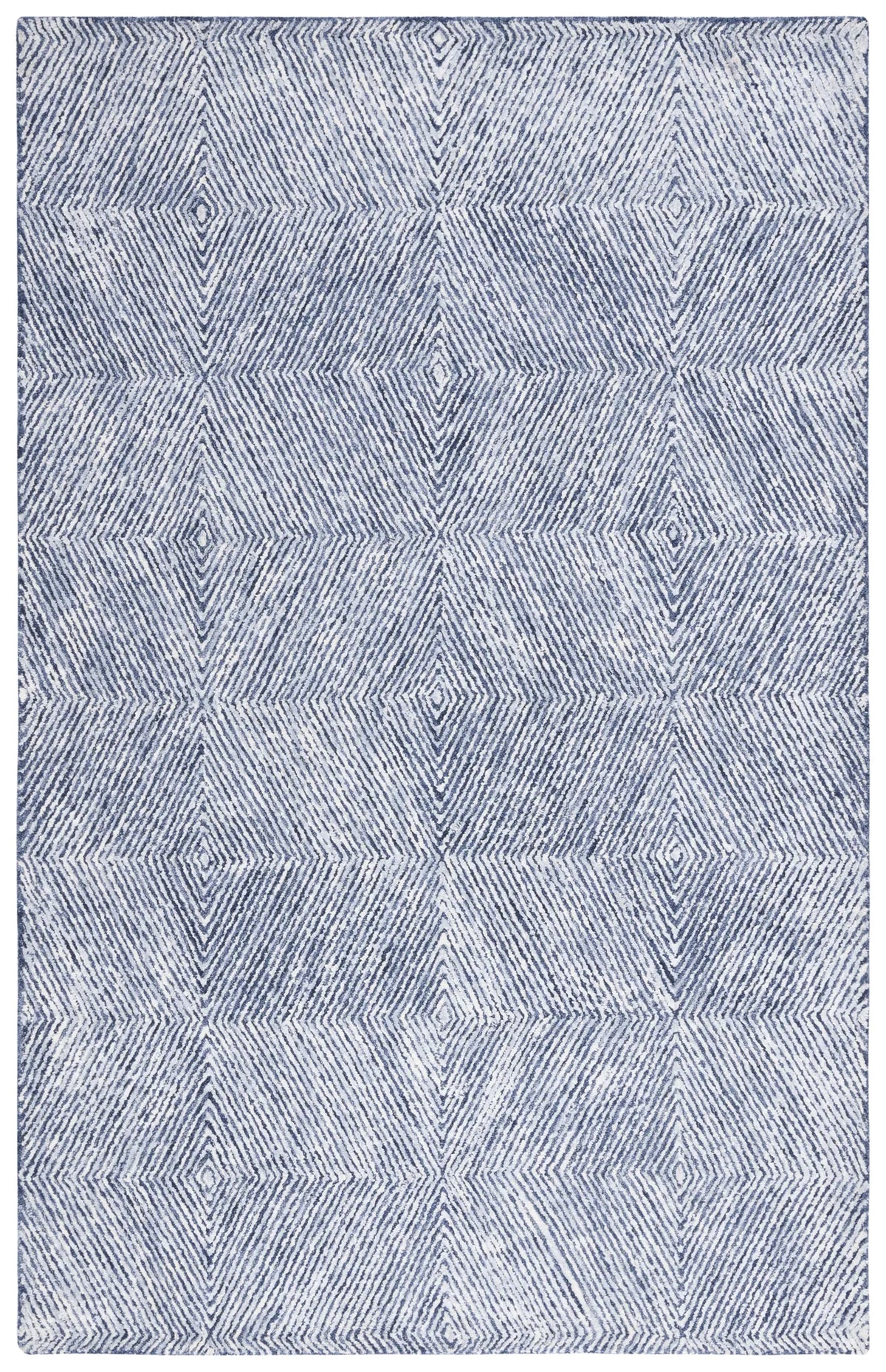Safavieh Soho 4'-0" x 6'-0" Rug in Navy / Ivory