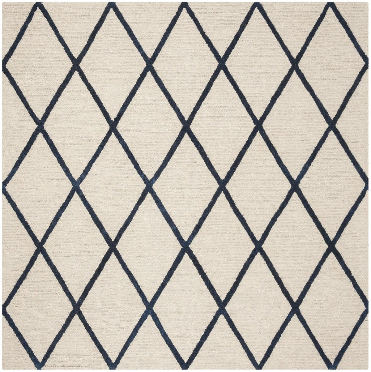 Safavieh Blossom 6'-0" x 6'-0" Rug in Ivory / Navy