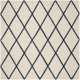 Safavieh Blossom 6'-0" x 6'-0" Rug in Ivory / Navy