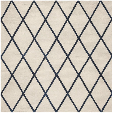 Safavieh Blossom 6'-0" x 6'-0" Rug in Ivory / Navy