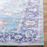 Safavieh Saffron 4'-0" x 6'-0" Rug in Aqua / Navy
