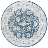Safavieh Layla 6'-7" x 6'-7" Rug in Blue / Ivory Grey
