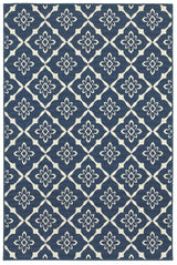 Oriental Weavers Sphinx Meridian 5703B Navy / Ivory Rugs - main flat
