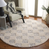 Safavieh Natura 6'-0" x 6'-0" Rug in Ivory / Black